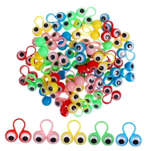 Yardwe 100 Stück Mit Großen Augen Interessantes Kinderspielzeug Pädagogisches Kinderspielzeug Kinderparty Gefälligkeiten Tragbares Kinderspielzeug Colorful Plastik von Yardwe