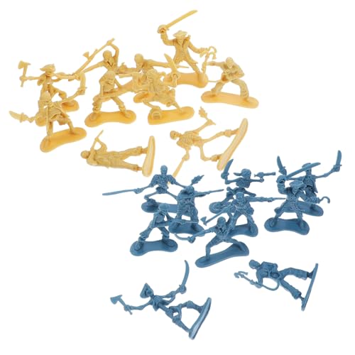 Yardwe 100 Stück Piratensoldaten Modelle Soldatenfiguren Piratenskelett Soldatenspielzeug Mini Piratenspielzeug Piratenspiele Miniatur Menschenfiguren Mini Menschenfiguren Aus von Yardwe