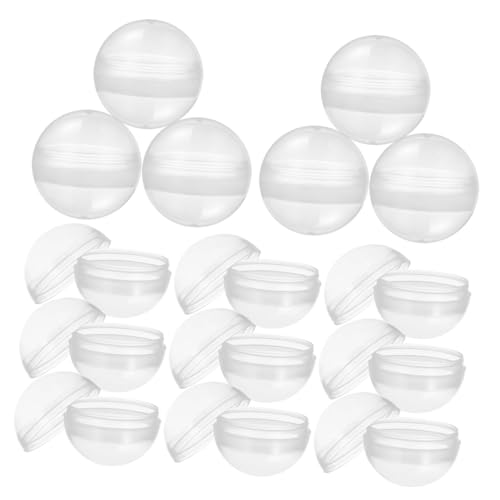 Yardwe 100 Stück Transparente Kapseln für Automaten Füllbare Runde Plastikkugeln für Bastelprojekte Aufbewahrung für Hochzeiten und Partys Yardwe 100 Stück Transparente Kapseln für Automaten Füllbare Runde Plastikkugeln für Bastelprojekte Aufbewahrung für Hochzeiten und Partys von Yardwe