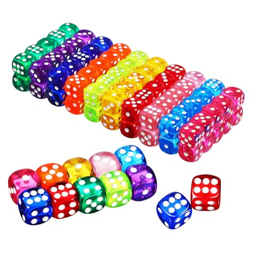 Yardwe 100 Stück Würfel Aus Acryl Würfel Für Das Klassenzimmer Würfel Im Klassenzimmer Würfelspiel Farbige Würfel Party Spielzeugwürfel Groß Mini-würfel-Masse Farbe Rechts Winzig Yardwe 100 Stück Würfel Aus Acryl Würfel Für Das Klassenzimmer Würfel Im Klassenzimmer Würfelspiel Farbige Würfel Party Spielzeugwürfel Groß Mini-würfel-Masse Farbe Rechts Winzig von Yardwe
