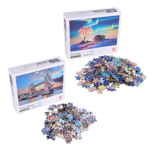 Yardwe 1000 Stück Teiliges Lernpuzzle für Stressreduzierendes für Ab Jahren aus Langlebigem Material Fördert Kreativität und Familienspaß Bunten Farben Erhältlich von Yardwe