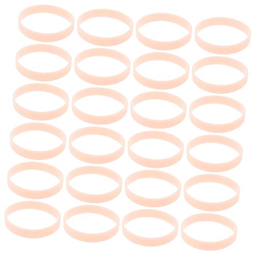 Yardwe 100Stücke Glow in The Dark Silicone Bracelets Neon Party Favors For Lightweight Flexible Design For Easy Wear And Sharing von Yardwe