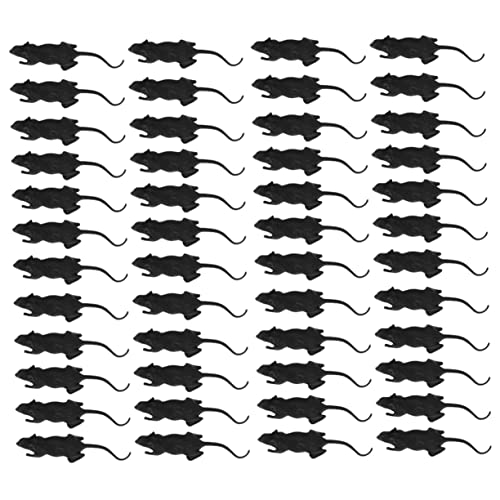 Yardwe 100Stücke Halloween Requisiten Knifflige Ratten Spielzeuge Für Partys Gruselige Dekoration Für Halloween Und Aprilscherze Robustes Material Für Spukhaus von Yardwe