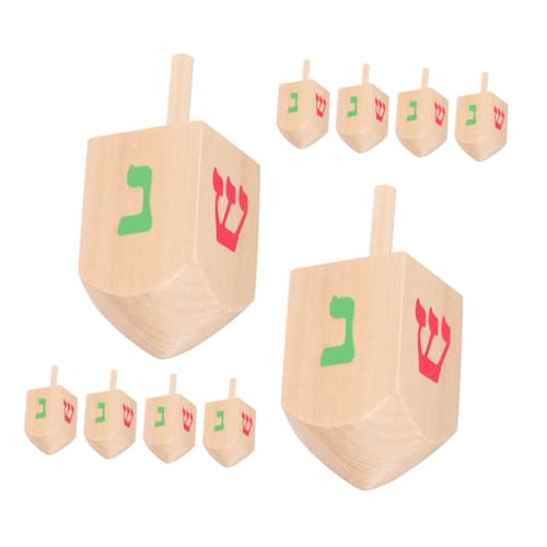 Yardwe 10Stücke Holz Kreiselspielzeug für Handgefertigte Sichere und Langlebige für Hand Auge Koordination für Zuhause Schule und Outdoor Spielaktivitäten Yardwe 10Stücke Holz Kreiselspielzeug für Handgefertigte Sichere und Langlebige für Hand Auge Koordination für Zuhause Schule und Outdoor Spielaktivitäten von Yardwe