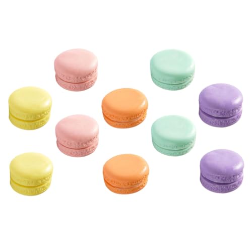 Yardwe 10 Stück Simuliertes Macaron-Modell Künstliche Lebensmittel-Requisiten Mit Künstlichem Macaron-Modell Gefälschte Miniatur-Macaron Macarons Faux-Macaron-Modelle Künstliche von Yardwe