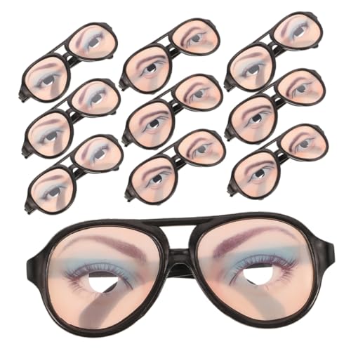 Yardwe 10Stücke Lustige Halloween Trickbrillen Kreative Scherzbrillen Für Partys Bequeme Passform Zubehör Für Halloween Geburtstagsfeiern Und Mottopartys Bringt Humor Yardwe 10Stücke Lustige Halloween Trickbrillen Kreative Scherzbrillen Für Partys Bequeme Passform Zubehör Für Halloween Geburtstagsfeiern Und Mottopartys Bringt Humor von Yardwe