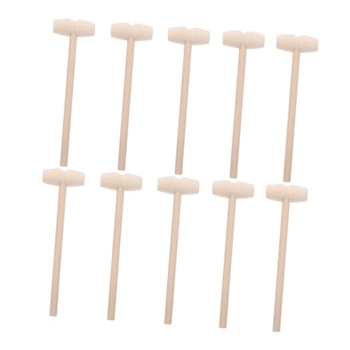 Yardwe 10Stücke Mini Holzhammer Sicher für Vielseitig Einsetzbar für Kreative Spiele und Handtraining Leicht und Tragbar Yardwe 10Stücke Mini Holzhammer Sicher für Vielseitig Einsetzbar für Kreative Spiele und Handtraining Leicht und Tragbar von Yardwe