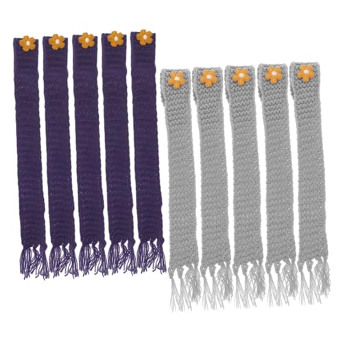 Yardwe 10Stücke Miniaturschals für Puppen Verstellbare Farbenfrohe Accessoires für Mini Puppen und Party Dekoration zum Dekorieren von Bonbongläsern und Flaschen Yardwe 10Stücke Miniaturschals für Puppen Verstellbare Farbenfrohe Accessoires für Mini Puppen und Party Dekoration zum Dekorieren von Bonbongläsern und Flaschen von Yardwe