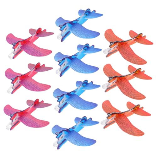 Yardwe 10Stücke Schaumflugzeug Spielzeugset Für Handgefertigte Einhorn Für Outdoor Spaß Einfach Zu Montieren Aus Hochwertigem Material von Yardwe