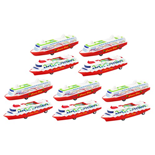 Yardwe 10Stücke Teiliges Kreuzfahrtschiff Spielzeugset für Rückziehboot Modelle aus Hochwertigem Material Fördert Kreativität und Motorische Fähigkeiten Geschenkidee für Jungen Yardwe 10Stücke Teiliges Kreuzfahrtschiff Spielzeugset für Rückziehboot Modelle aus Hochwertigem Material Fördert Kreativität und Motorische Fähigkeiten Geschenkidee für Jungen von Yardwe