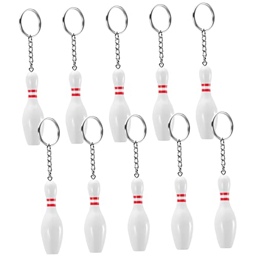 Yardwe 10Stücke Teiliges Mini Bowling Schlüsselanhänger Kreative Metallschlüsselanhänger Für Bowling Fans Souvenirs Für Kindergeburtstage Sportevents Und Mehr Yardwe 10Stücke Teiliges Mini Bowling Schlüsselanhänger Kreative Metallschlüsselanhänger Für Bowling Fans Souvenirs Für Kindergeburtstage Sportevents Und Mehr von Yardwe
