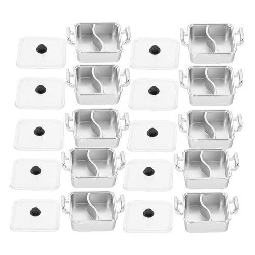 Yardwe 10Stücke Teiliges Mini Hot Pot Set für Puppenhäuser Realistische Kochsimulation für Rollenspiele und Kreative Aktivitäten aus Sicheren Kunststoffmaterialien Gefertigt Yardwe 10Stücke Teiliges Mini Hot Pot Set für Puppenhäuser Realistische Kochsimulation für Rollenspiele und Kreative Aktivitäten aus Sicheren Kunststoffmaterialien Gefertigt von Yardwe