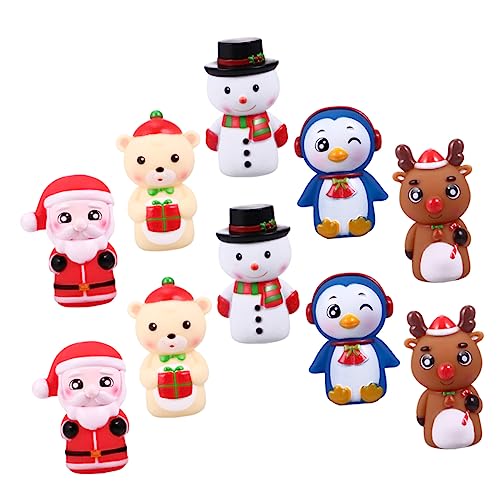 Yardwe 10Stücke Teiliges Weihnachtsfingerpuppen Cartoon Handpuppen Für Kreativität Und Kommunikation Feiern Und Geschichten Yardwe 10Stücke Teiliges Weihnachtsfingerpuppen Cartoon Handpuppen Für Kreativität Und Kommunikation Feiern Und Geschichten von Yardwe