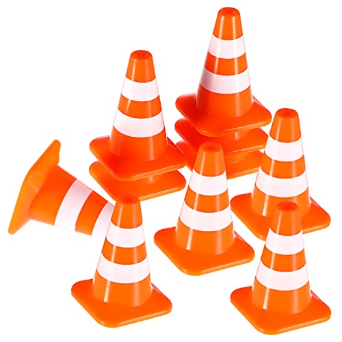 Yardwe 10Stücke Verkehrskegel Für Farbige Verkehrszeichen Für Bildungszwecke Sandspielzeug Und Verkehrsmotiv Partys Für Kleinkinder Und Vorschulkinder von Yardwe