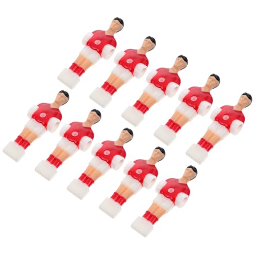 Yardwe 10 Stücke Fußball Spieler Teile Rot Kunststoff Tisch Fußball Spielzeug Verschleiß-beständig für Turnier Yardwe 10 Stücke Fußball Spieler Teile Rot Kunststoff Tisch Fußball Spielzeug Verschleiß-beständig für Turnier von Yardwe