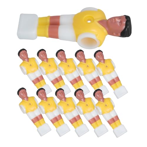 Yardwe 11 Stück Menschlicher Figurenspieler Tischfußball-Mann-Statue Klein Figuren Von Fußballspielern Ersatz Foosball -fußballspiel Yellow Umweltfreundlicher Kunststoff Yardwe 11 Stück Menschlicher Figurenspieler Tischfußball-Mann-Statue Klein Figuren Von Fußballspielern Ersatz Foosball -fußballspiel Yellow Umweltfreundlicher Kunststoff von Yardwe