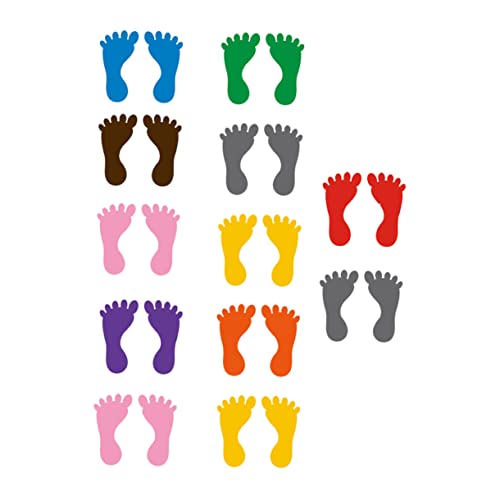 Yardwe 12 Paare rutschfeste Aufkleber für Kindergärten wasserdichte Bodenmarkierungen Zufälligen Farben für Badezimmer Schwimmbäder und Räume Zufällige Farbe Yardwe 12 Paare rutschfeste Aufkleber für Kindergärten wasserdichte Bodenmarkierungen Zufälligen Farben für Badezimmer Schwimmbäder und Räume Zufällige Farbe von Yardwe