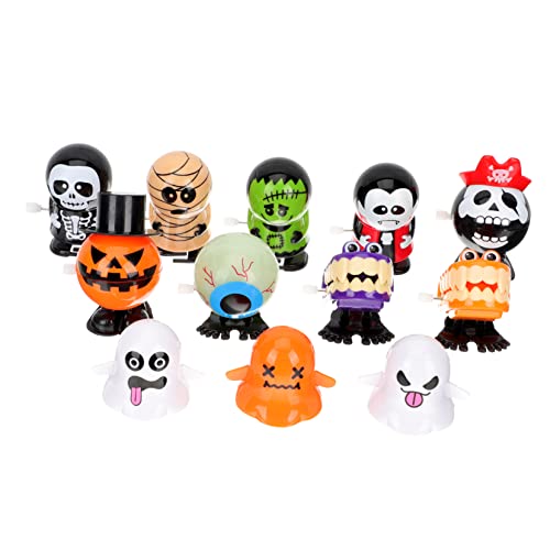 Yardwe 12 Stück Aufzieh Halloween- für Karikatur aufziehspielzeug Halloween Gadget Halloween Costume Fun Toy Windspielzeug für Halloween Desktop-Ornament Plastik Yardwe 12 Stück Aufzieh Halloween- für Karikatur aufziehspielzeug Halloween Gadget Halloween Costume Fun Toy Windspielzeug für Halloween Desktop-Ornament Plastik von Yardwe