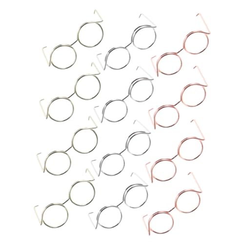 Yardwe 12 Stück Brille Spielzeugzubehör dekorative Gläser für Mini-Sonnenbrille zum Basteln Mini-Gläser zum Basteln Mini-Brille für Haustiere Glashandwerk Mini-Zubehör Kupferkabel Yardwe 12 Stück Brille Spielzeugzubehör dekorative Gläser für Mini-Sonnenbrille zum Basteln Mini-Gläser zum Basteln Mini-Brille für Haustiere Glashandwerk Mini-Zubehör Kupferkabel von Yardwe