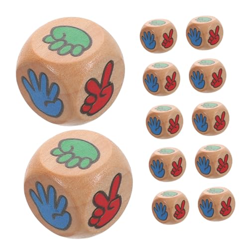 Yardwe 12 Stück Erraten Zubehör Für Brettspiele Mahjong- Taschenwürfel Hölzern Yardwe 12 Stück Erraten Zubehör Für Brettspiele Mahjong- Taschenwürfel Hölzern von Yardwe