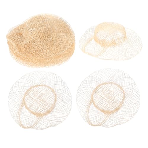 Yardwe 12 Stück Geflochtene Hüte Puppenhaus Zubehör Dekoration Kreatives Hut Ornament Mini Hut DIY Requisite Gewebter Hut Mini Hut Modell Gewebter Hut Ornament Gewebte von Yardwe