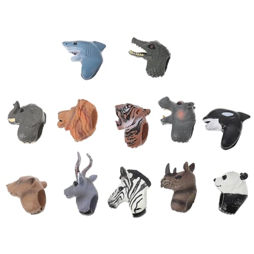 Yardwe 12 Stück Handpuppen für Tierische Fingerpuppen aus Hochwertigem für Interaktives Geschichtenerzählen und Frühkindliche Bildung Yardwe 12 Stück Handpuppen für Tierische Fingerpuppen aus Hochwertigem für Interaktives Geschichtenerzählen und Frühkindliche Bildung von Yardwe