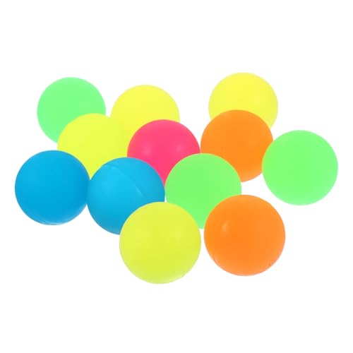 Yardwe 12 Stück Leuchtende Gummibälle Elastische Bälle für Sprungbälle aus Synthetischem Spielzeuge für Partys und Feste von Yardwe