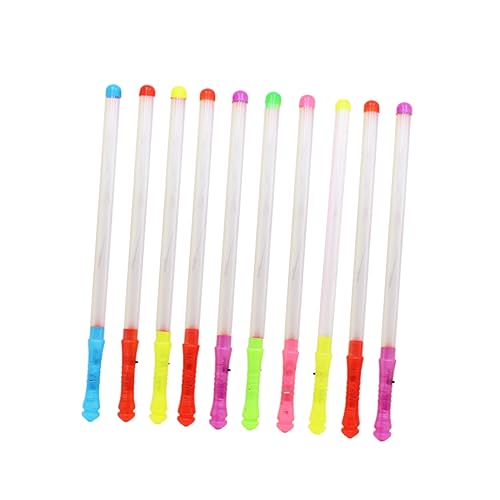 Yardwe 12 Stück Leuchtstab Lichtstäbchen leuchtende Leuchtstäbe LED große Leuchtstäbe Party Gefälligkeiten blinkende Stöcke Konzert-Support-Sticks Zufällige Farbe von Yardwe