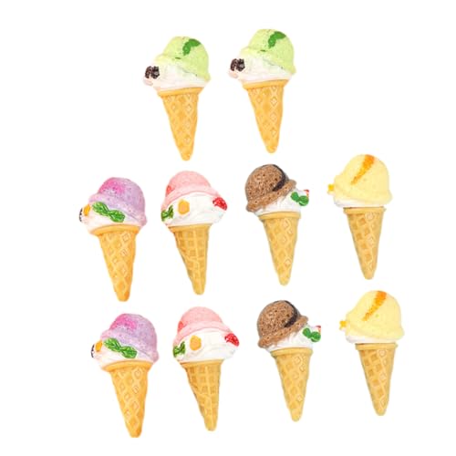 Yardwe 12 Stück Miniatur Eiscreme Modell Künstliche Eiscreme Deko für Mini Häuser Realistische Simulation für Kinderzimmer und Fotorequisiten Yardwe 12 Stück Miniatur Eiscreme Modell Künstliche Eiscreme Deko für Mini Häuser Realistische Simulation für Kinderzimmer und Fotorequisiten von Yardwe
