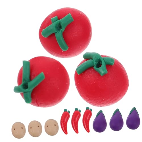 Yardwe 12 Stück Miniatur-Gemüseset gefälschtes Gemüse Spielspielzeug vorgeben Küchendekoration Mini-Kunstkartoffeln Gemüsemodelle Küchengemüseverzierung Gemüse-Modell Polymer-Ton Yardwe 12 Stück Miniatur-Gemüseset gefälschtes Gemüse Spielspielzeug vorgeben Küchendekoration Mini-Kunstkartoffeln Gemüsemodelle Küchengemüseverzierung Gemüse-Modell Polymer-Ton von Yardwe