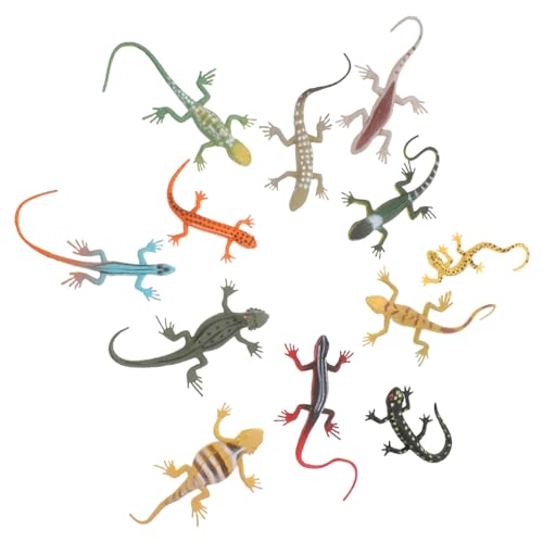 Yardwe 12 Stück Realistische Eidechsen Lifelike Gecko Figuren für Halloween Partys und Dekoration für Scherzartikel und Bildungszwecke Yardwe 12 Stück Realistische Eidechsen Lifelike Gecko Figuren für Halloween Partys und Dekoration für Scherzartikel und Bildungszwecke von Yardwe