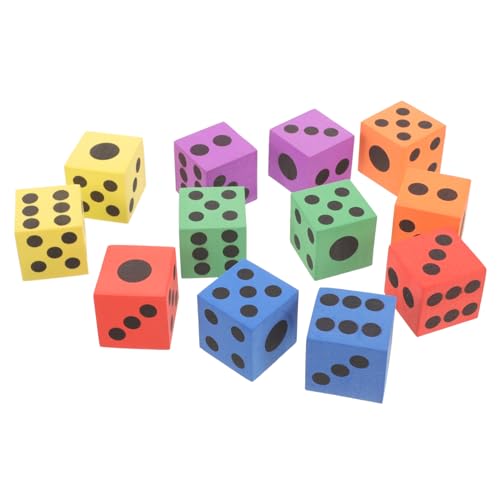Yardwe Eva Schaum Würfel 12 Stück für Kinder Große Spielwürfel Zufällige Farben für Klassenraum und Reisen 37X37X37cm für Würfelspiele Yardwe Eva Schaum Würfel 12 Stück für Kinder Große Spielwürfel Zufällige Farben für Klassenraum und Reisen 37X37X37cm für Würfelspiele von Yardwe