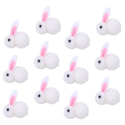 Yardwe 12 Stück Teiliges Plüsch Häschen Figuren Weihnachtsbaum Deko Süße Bunny Puppen Tischdekoration für Party und DIY Basteln Weiß Yardwe 12 Stück Teiliges Plüsch Häschen Figuren Weihnachtsbaum Deko Süße Bunny Puppen Tischdekoration für Party und DIY Basteln Weiß von Yardwe