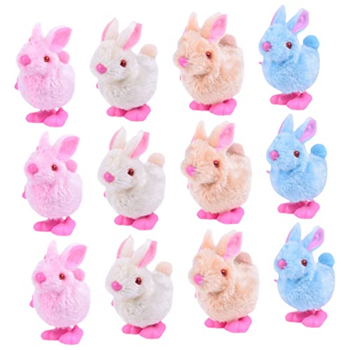 Yardwe 12 Stück Teiliges Plüsch Wind Up Hüpfender Aufziehhase für Bunte Party Mitgebsel Kleines Clockwork Kaninchen für Jungen und Mädchen Einfach zu Bedienen Yardwe 12 Stück Teiliges Plüsch Wind Up Hüpfender Aufziehhase für Bunte Party Mitgebsel Kleines Clockwork Kaninchen für Jungen und Mädchen Einfach zu Bedienen von Yardwe