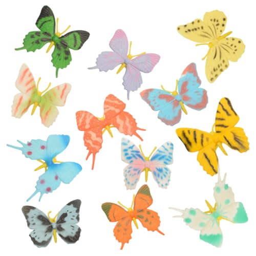 Yardwe 12 Stück Teiliges Set Simulationsschmetterlinge für Lernspielzeug Kreativität und Heimdekoration Zufällige Farben Zufällige Farbe Yardwe 12 Stück Teiliges Set Simulationsschmetterlinge für Lernspielzeug Kreativität und Heimdekoration Zufällige Farben Zufällige Farbe von Yardwe