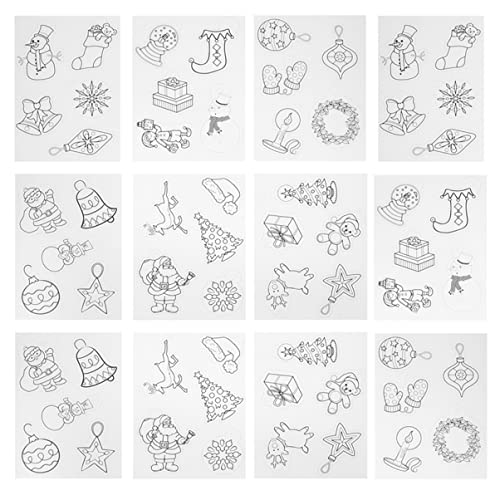 Yardwe 12 Stück Teiliges Set Weihnachts Schrumpffolie mit Mustern DIY Bastelzubehör für Kreative Projekte für Eltern für Schlüsselanhänger und Weihnachtsdeko Yardwe 12 Stück Teiliges Set Weihnachts Schrumpffolie mit Mustern DIY Bastelzubehör für Kreative Projekte für Eltern für Schlüsselanhänger und Weihnachtsdeko von Yardwe