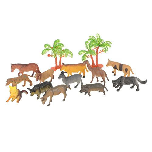 Yardwe 12 Stück Tierspielzeugset kleine Figuren von Nutztieren Mini-Tierspielzeug Spieltierfiguren für Spielzeugfiguren Bauernhoftiere Figuren Spielset Miniaturbaumtiere Plastik Yardwe 12 Stück Tierspielzeugset kleine Figuren von Nutztieren Mini-Tierspielzeug Spieltierfiguren für Spielzeugfiguren Bauernhoftiere Figuren Spielset Miniaturbaumtiere Plastik von Yardwe