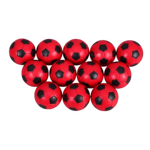 Yardwe 12 Stück Tischfußball Ersatzbälle Tischfußball Ersatzbälle Spielzimmer Tischfußball Ersatzbälle Tischfußball Tischfußball Spiel Ersatzbälle Rot von Yardwe