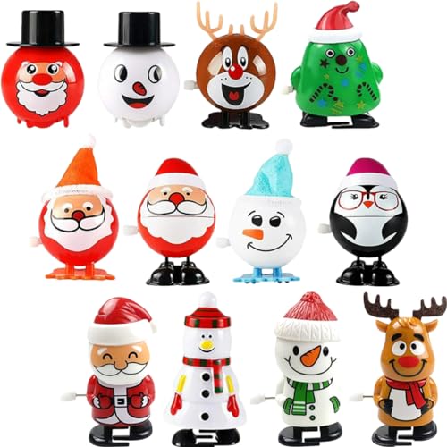 Yardwe 12 Stück Weihnachtsmann Aufziehspielzeug Set Teiliges Kreatives für Lustige und Niedliche Geschenkideen für Weihnachtsfeiern und Partys Fördert Spiel und Bewegung Yardwe 12 Stück Weihnachtsmann Aufziehspielzeug Set Teiliges Kreatives für Lustige und Niedliche Geschenkideen für Weihnachtsfeiern und Partys Fördert Spiel und Bewegung von Yardwe