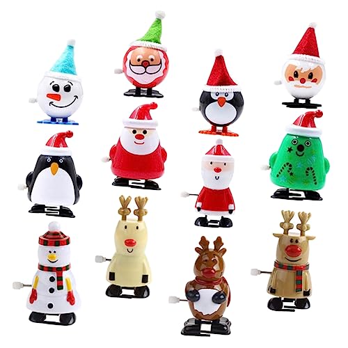 Yardwe 12 Stück Weihnachtsmann Spielzeugset Teiliges Weihnachts Wind Up Lustige Mechanische Figuren Weihnachtsdeko für Erwachsene Yardwe 12 Stück Weihnachtsmann Spielzeugset Teiliges Weihnachts Wind Up Lustige Mechanische Figuren Weihnachtsdeko für Erwachsene von Yardwe