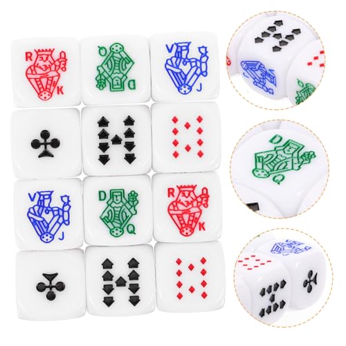 Yardwe 12 Stück Weiße Pokerfarbe Lustige Spielwürfel Pokerwürfel Requisiten Spiele Für Geburtstagsfeiern Zieh Mit Klarer Tasche Spielzubehör Standard-spielwürfel Brettspiele Würfel Acryl Yardwe 12 Stück Weiße Pokerfarbe Lustige Spielwürfel Pokerwürfel Requisiten Spiele Für Geburtstagsfeiern Zieh Mit Klarer Tasche Spielzubehör Standard-spielwürfel Brettspiele Würfel Acryl von Yardwe