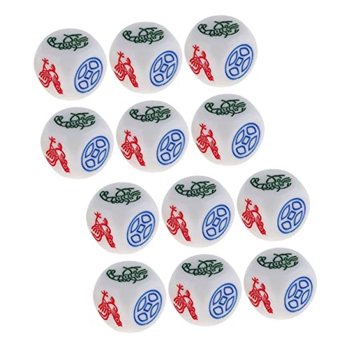 Yardwe 12 Stück Würfelspiel -Requisiten Partyspielwürfel Brettspiele Würfel Partywürfel Requisiten Für Party-brettspiele Unterhaltungswürfel Polyedrische Würfel Mehrseitige Würfel Harz Yardwe 12 Stück Würfelspiel -Requisiten Partyspielwürfel Brettspiele Würfel Partywürfel Requisiten Für Party-brettspiele Unterhaltungswürfel Polyedrische Würfel Mehrseitige Würfel Harz von Yardwe