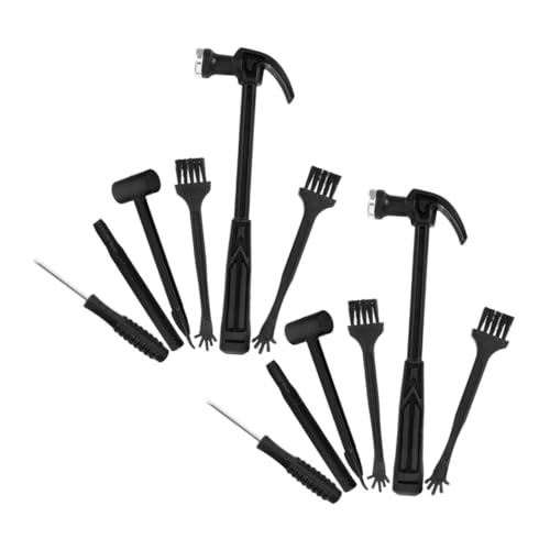 Yardwe 12 Stück für archäologische Ausgrabungen archäologisches Ausgrabungsgerät kleine Hämmer zum Basteln Edelstein-Ausgrabungsset Kleiner Hammer Plastik Black Yardwe 12 Stück für archäologische Ausgrabungen archäologisches Ausgrabungsgerät kleine Hämmer zum Basteln Edelstein-Ausgrabungsset Kleiner Hammer Plastik Black von Yardwe