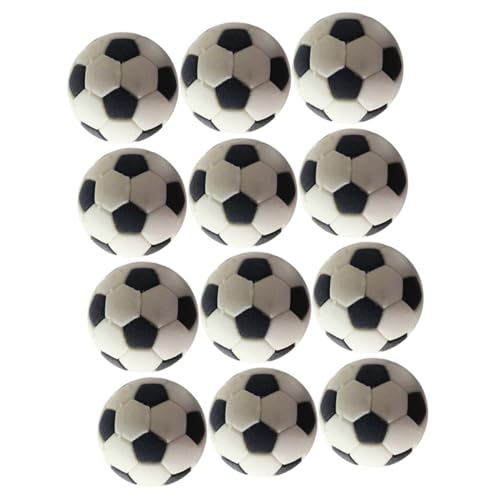 Yardwe 12 Stücke Puppenhaus Fußbälle Simulierte Fußball Dekore Mini Dekorationen Lebendige Mini Fußbälle Gummi von Yardwe