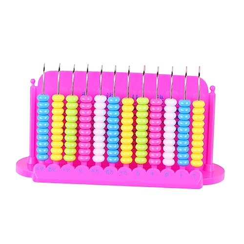 Yardwe 12 Zähler Abakus Arithmetik Früher Pädagogischer Abakus Berechnen Abakus Abakus Für Abacus Single Row -abakus- Mathe-lern-abakus Plastik Rosig von Yardwe