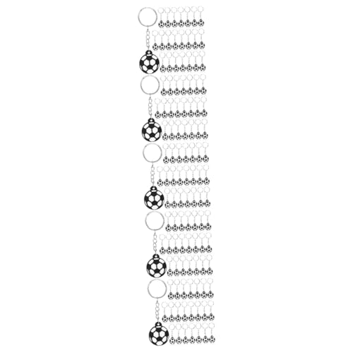 Yardwe Autoanhänger 120 Stk Schlüsselanhänger hängende Schlüsselhalter Jungenspielzeug Volleyball-Geschenke Schlüsselringe Schlüsselbund Fußball keychain Gastgeschenk Karikatur PVC von Yardwe