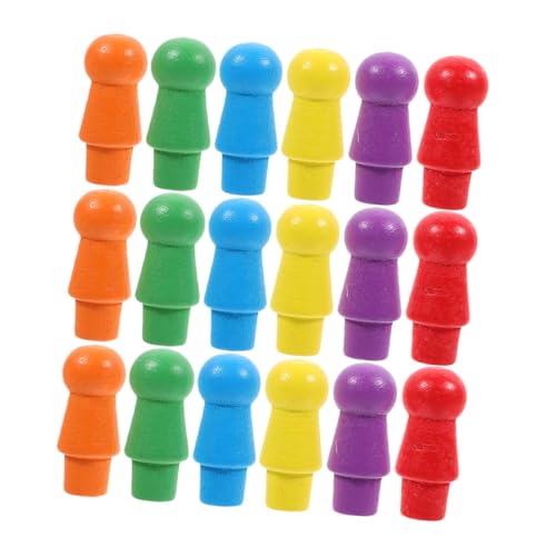 Yardwe 120 Stück Bunte Schachfiguren aus Holz Spielmarken für Kinder und Erwachsene Langlebiges Brettspielzubehör Vielseitige Spielfiguren für und Chinesische Dame Yardwe 120 Stück Bunte Schachfiguren aus Holz Spielmarken für Kinder und Erwachsene Langlebiges Brettspielzubehör Vielseitige Spielfiguren für und Chinesische Dame von Yardwe
