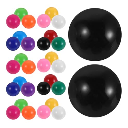 Yardwe 120 Stück Robuste Einfarbige Ersatzkugeln für Chinese Checkers und Mathematikspielzeug Lernhilfsmittel für Fördert Interaktives und Koordination von Yardwe