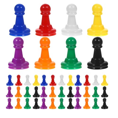Yardwe 128 Spielsteine: Bunte Plastiksteine für Schach und Brettspiele – Ersatz-Tischmarker für kleine Spielfiguren zum Partyschachspielen Yardwe 128 Spielsteine: Bunte Plastiksteine für Schach und Brettspiele – Ersatz-Tischmarker für kleine Spielfiguren zum Partyschachspielen von Yardwe