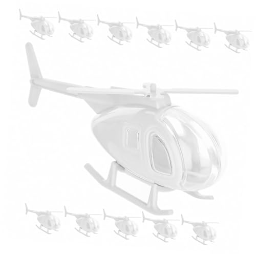 Yardwe 12Er-Box Klarsichtboxen für Leckereien Hubschrauberspielzeug für klare Bevorzugungsboxen Mini-Flugzeug- Gamer-Partygeschenke Plastik Weiß von Yardwe